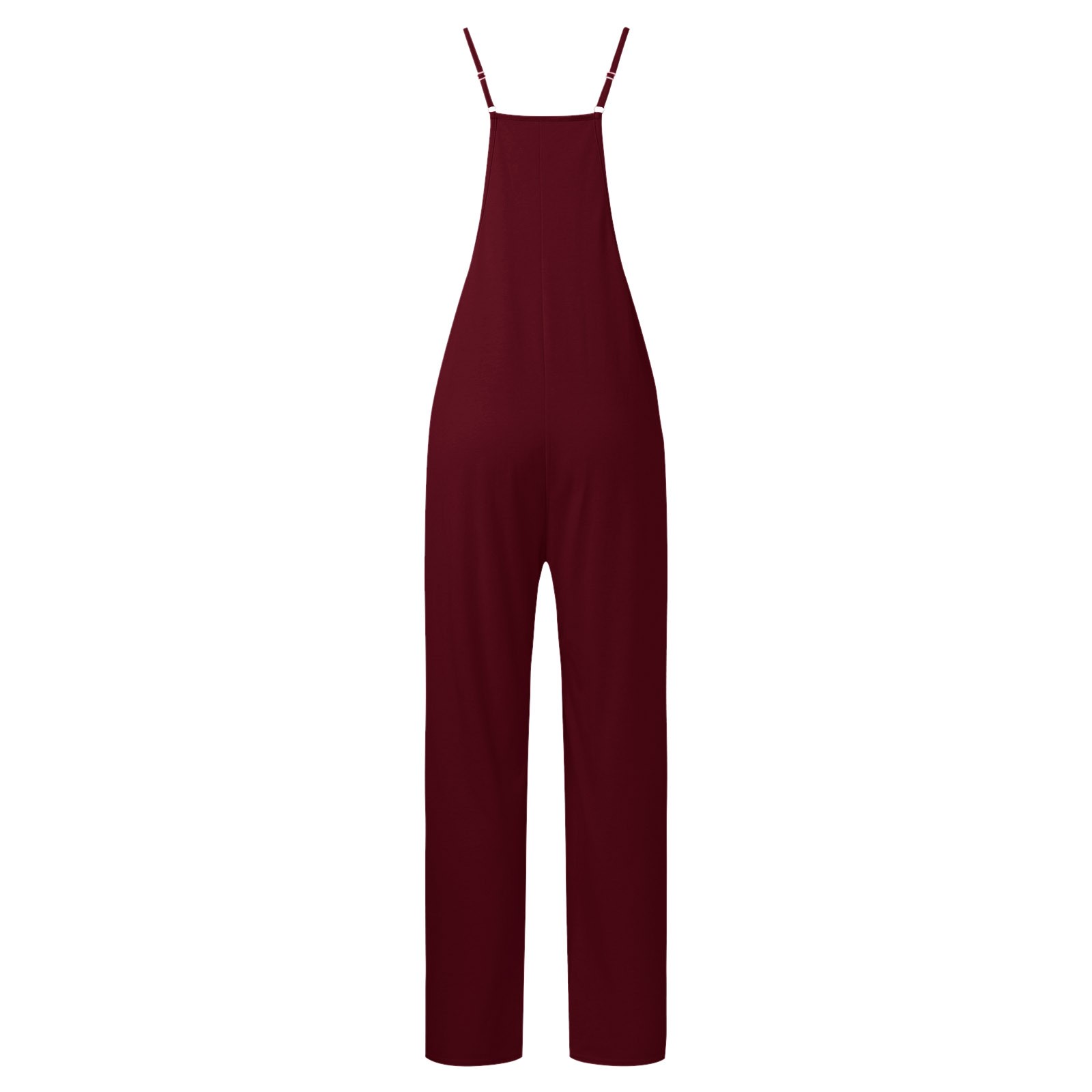 thumbnail image 4 of Mono holgado de verano para mujer 2025: tirantes, diseño con bolsillos grandes, tejido ligero de poliéster, tallas estadounidenses S-XXL, ideal para llevar en situaciones informales y de vacaciones., 4 of 5